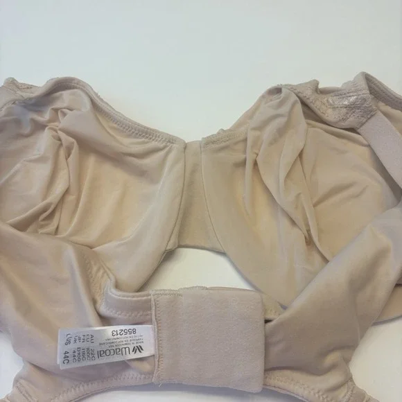 Wacoal 855213 Perfect Primer Full Figure Underwire Bra Plus Size 44C Nude Cream - Picture 8 of 9
